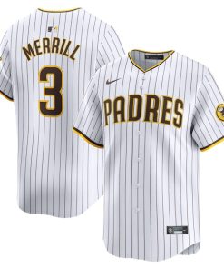 Jackson Merrill San Diego Padres Nike Home Limited Jersey - White