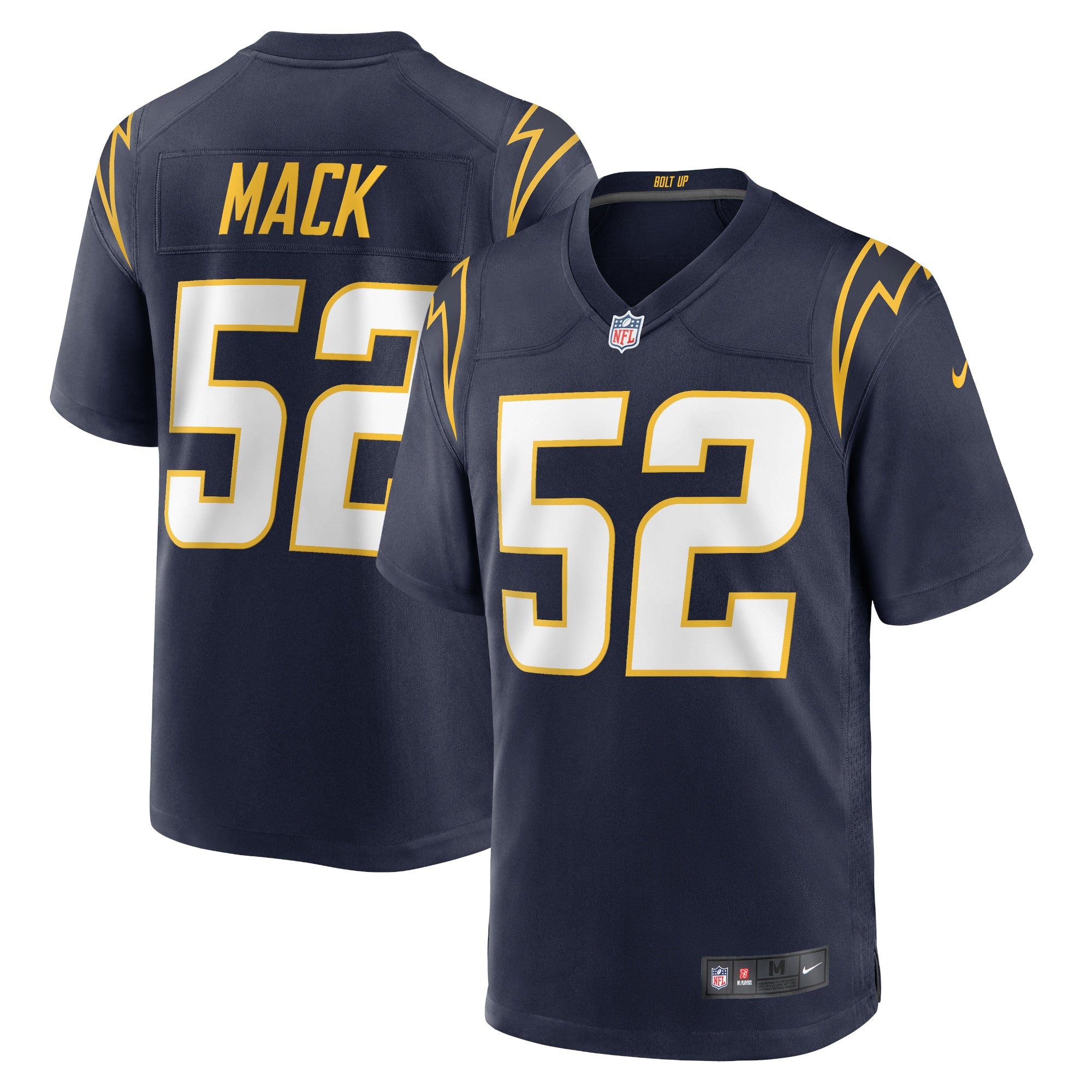 Khalil Mack Los Angeles Chargers Nike Alternate Game Jersey - Royal/Navy/White - Image 5