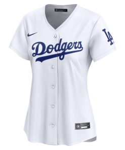 Alternative view of Los Angeles Dodgers Nike Home 2025 Jackie Robinson Day Limited Jersey?¨C White