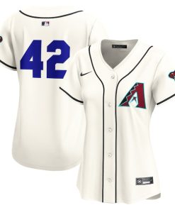 Arizona Diamondbacks Nike Home 2025 Jackie Robinson Day Limited Jersey?¨C Cream