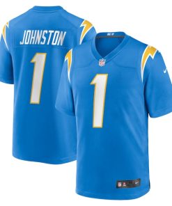 Quentin Johnston Los Angeles Chargers Nike 2023 NFL Draft First Round Pick Game Player Jersey - Powder Blue