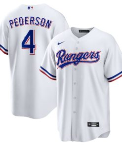 Joc Pederson Texas Rangers Nike  Youth Home Replica Jersey - White