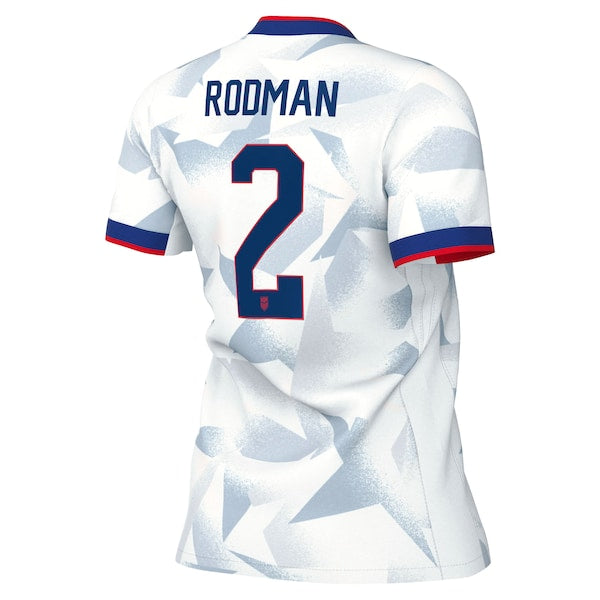 Trinity Rodman USWNT Nike Women's 2025 Home Replica Player Jersey - White - Image 3