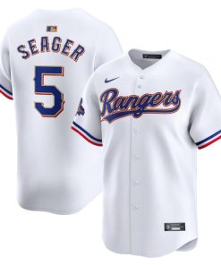 Corey Seager Texas Rangers Nike 2024 Gold Collection Limited Player Jersey?¨C White