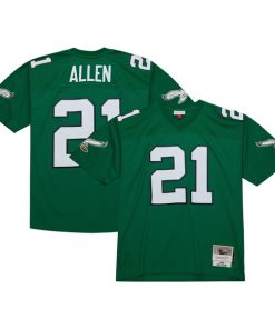 Alternative view of Eric Allen Philadelphia Eagles Legacy Replica Jersey - Kelly Green