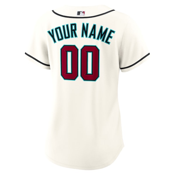 Arizona Diamondbacks Nike Women's Home Custom Replica 2.0 Jersey - Cream - Image 3