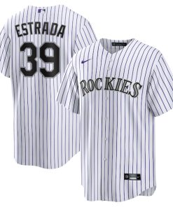 Thairo Estrada Colorado Rockies Nike Home Replica Jersey - White