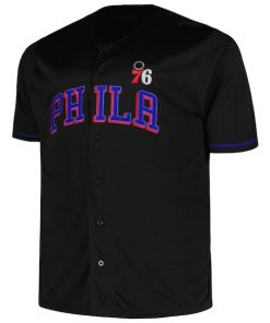 Alternative view of Philadelphia 76ers Profile Big & Tall Pop Jersey - Black