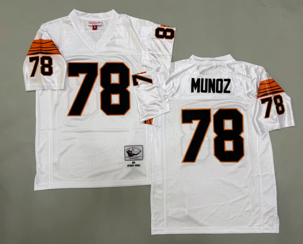 Anthony Mu?oz Cincinnati Bengals Authentic Throwback Retired Player Jersey