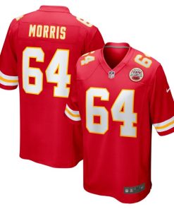 Alternative view of Wanya Morris Kansas City Chiefs Nike  Game Jersey -  Red