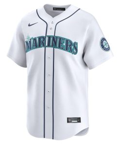 Alternative view of Mitch Haniger Seattle Mariners Nike Alternate Limited Player Jersey - White