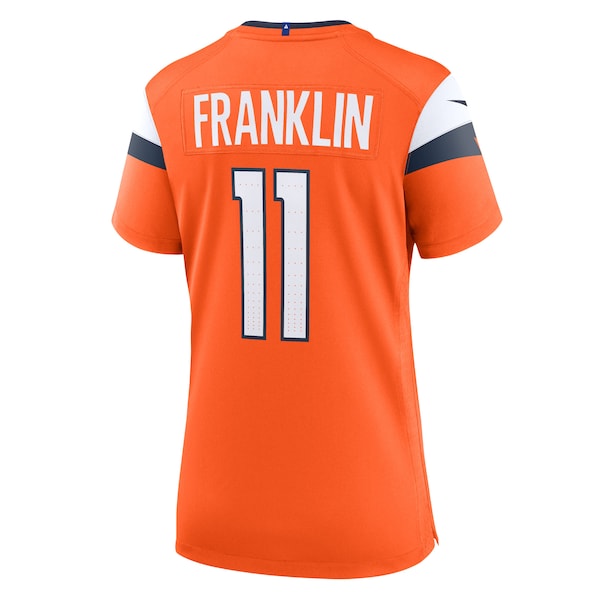 Troy Franklin Denver Broncos Nike Women's Team Game Jersey - Orange - Image 3