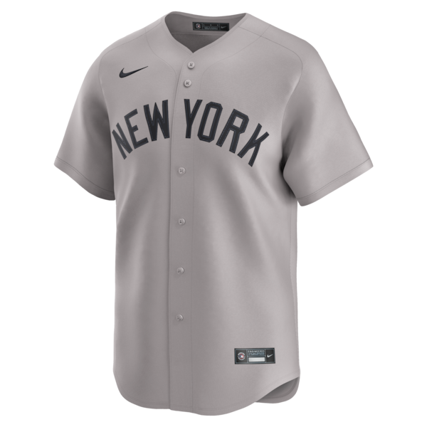 Giancarlo Stanton New York Yankees Nike Road Limited Player Jersey - Gray/White - Image 3