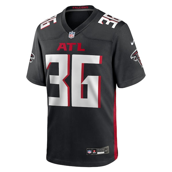 Grayland Arnold Atlanta Falcons Nike Team Game Jersey - Black - Image 2
