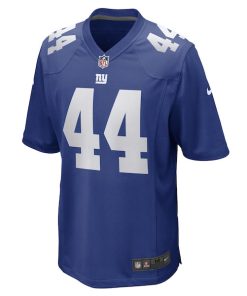 Alternative view of Nick McCloud New York Giants Nike Game Player Jersey - Royal