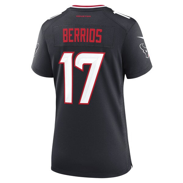 Braxton Berrios Houston Texans Nike Women's Team Game Jersey - Navy - Image 4