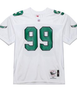 Alternative view of Jerome Brown Philadelphia Eagles  1991 Authentic Throwback Retired Player Jersey - White