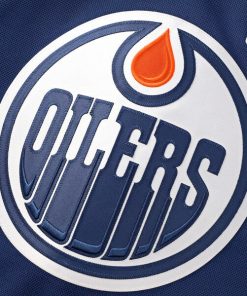 Alternative view of Edmonton Oilers  Home Premium Custom Jersey - Royal/White