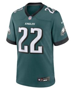 Alternative view of Mac McWilliams Philadelphia Eagles Nike Team Game Jersey - Midnight Green