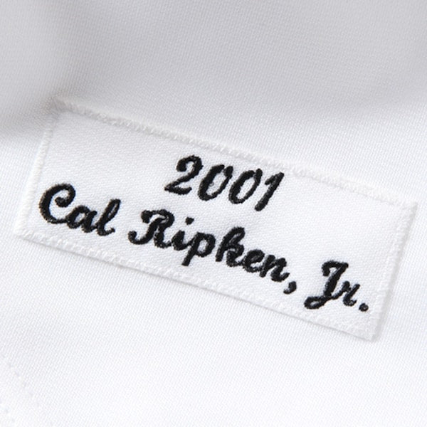 Cal Ripken Baltimore Orioles Home Authentic Jersey - White - Image 6