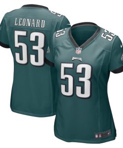 Shaquille Leonard Philadelphia Eagles Nike Women's  Game Jersey - Midnight Green