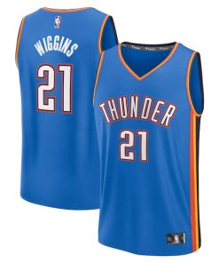 Aaron Wiggins Oklahoma City Thunder  Fast Break Replica Player Jersey - Icon Edition - Blue