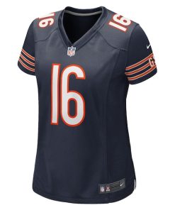 Alternative view of Trenton Gill Chicago Bears Nike Women's Game Player Jersey - Navy