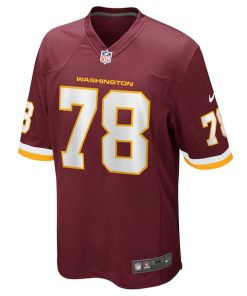 Alternative view of Cornelius Lucas Washington Football Team Nike Game Player Jersey - Burgundy