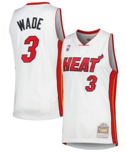 Dwyane Wade Miami Heat 2001/02 Hardwood Classics Swingman Jersey - White