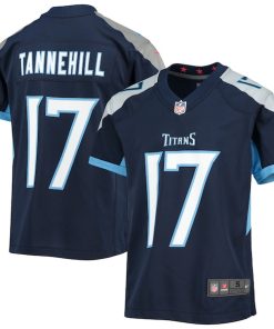 Ryan Tannehill Tennessee Titans Nike Youth Game Jersey - Navy/Light Blue