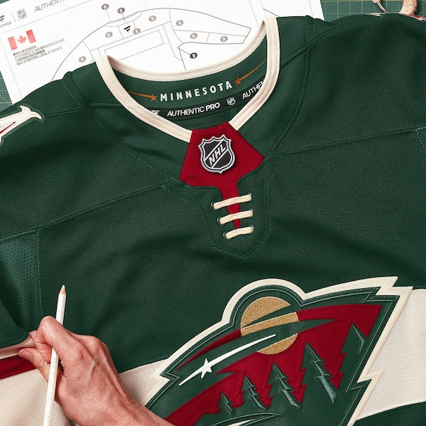 Minnesota Wild Home Authentic Pro Jersey - Green - Image 6
