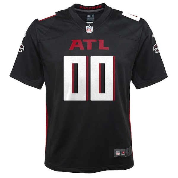 Atlanta Falcons Nike Youth Custom Game Jersey - Black - Image 2