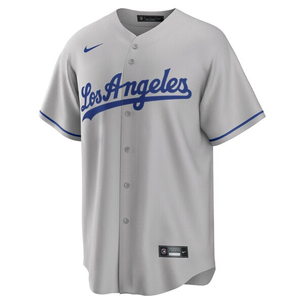 Shohei Ohtani Los Angeles Dodgers Nike Away Replica Player Jersey - Gray/Royal/White - Image 3
