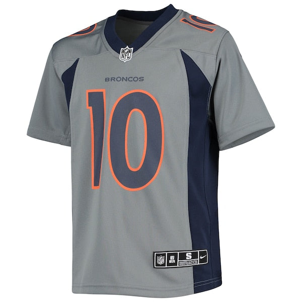 Jerry Jeudy Denver Broncos Nike Youth Inverted Team Game Jersey - Gray - Image 2