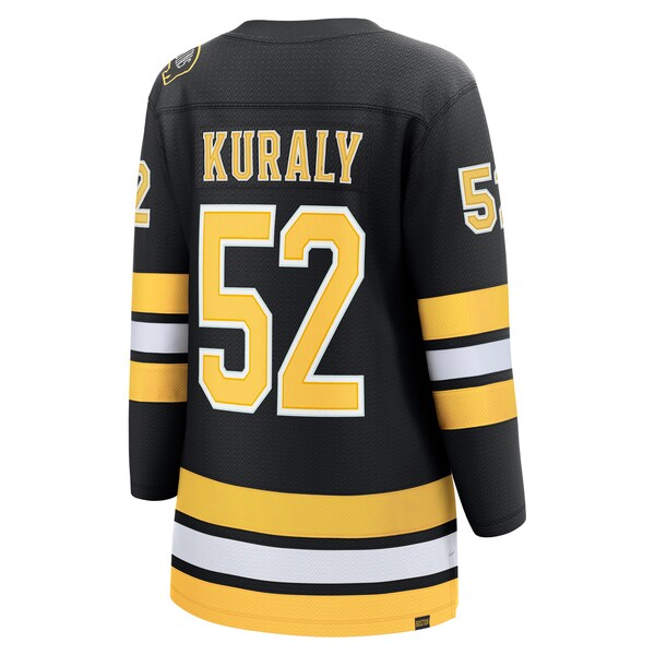 Sean Kuraly Boston Bruins Women's Home Breakaway Player Jersey - Black - Image 3