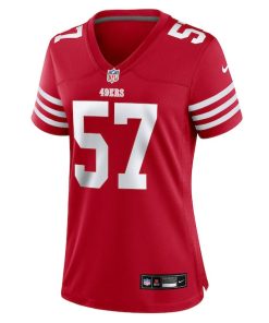Alternative view of Luke Gifford San Francisco 49ers Nike Women's Team Game Jersey -  Scarlet