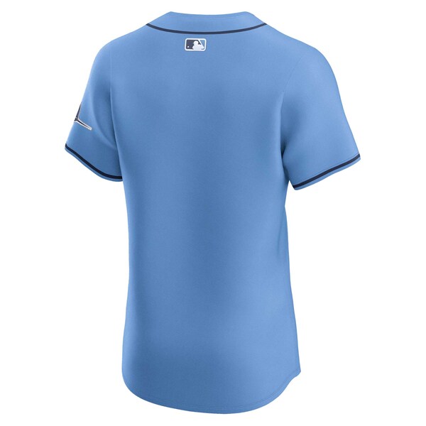 Tampa Bay Rays Nike Alternate Vapor Premier Elite Patch Jersey - Light Blue - Image 4