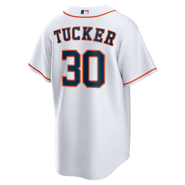 Kyle Tucker Houston Astros Nike Home Official Replica Player Jersey - White - Image 3
