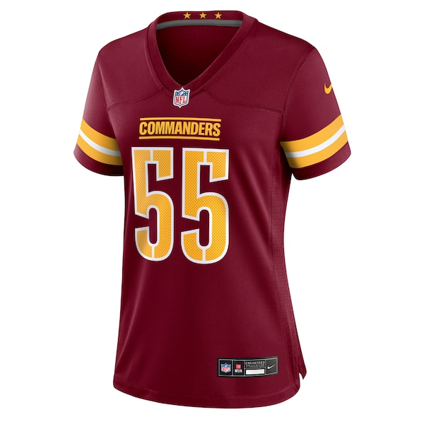 Jacob Martin Washington Commanders Nike Women's Team Game Jersey - Burgundy - Image 2