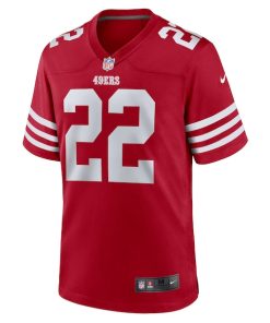 Alternative view of Isaac Yiadom San Francisco 49ers Nike Team Game Jersey -  Scarlet
