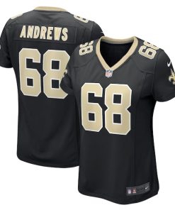 Josh Andrews New Orleans Saints Nike Women's Game Player Jersey - Black