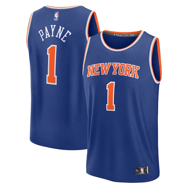 Cameron Payne New York Knicks Fast Break Replica Player Jersey - Icon Edition - Blue