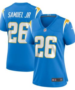Asante Samuel Jr. Los Angeles Chargers Nike Women's Game Player Jersey - Powder Blue