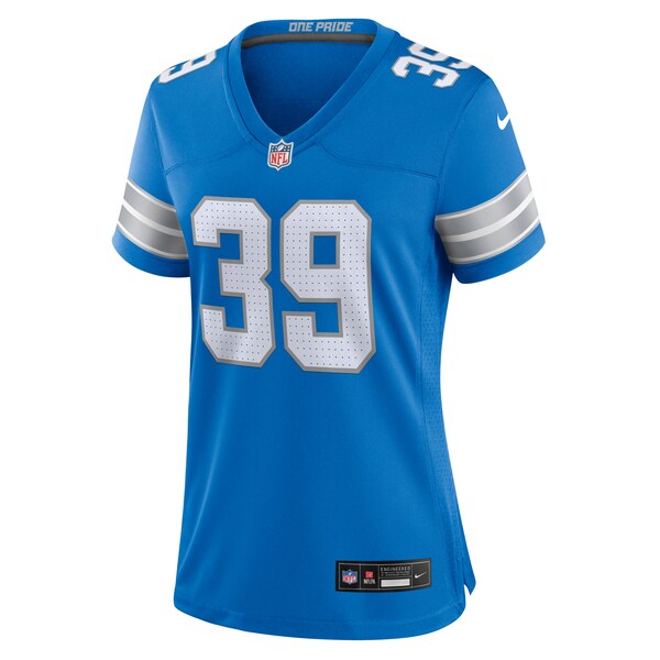 Morice Norris Detroit Lions Nike Women's Game Jersey - Blue - Image 2