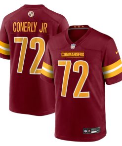 Josh Conerly Jr. Washington Commanders Nike 2025 NFL Draft First Round Pick  Game Jersey - Burgundy