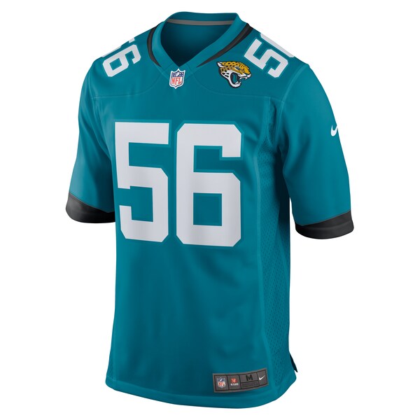 Yasir Abdullah Jacksonville Jaguars Nike Team Game Jersey - Teal - Image 2