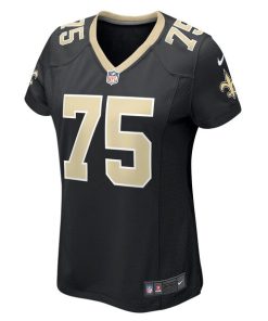 Alternative view of Andrus Peat New Orleans Saints Nike Women's Game Jersey - Black