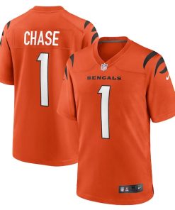 Ja'Marr Chase Cincinnati Bengals Nike Game Jersey - Orange
