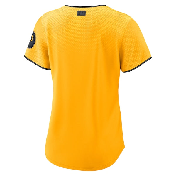 Pittsburgh Pirates Nike Women's 2023 City Connect Replica Jersey - Gold - Image 5