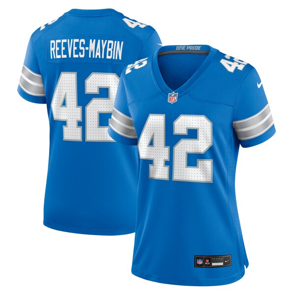 Jalen Reeves-Maybin Detroit Lions Nike Women's Team Game Jersey - Blue - Image 2